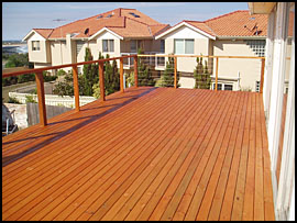treated pine decking timber